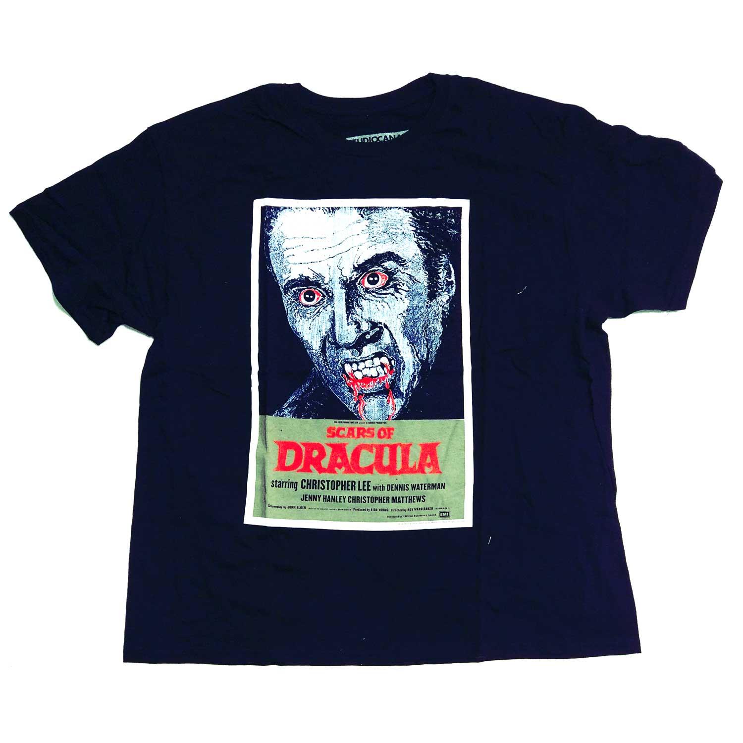 Classic Hammer Horror t Shirt - Scars Of Dracula Poster 100% Official