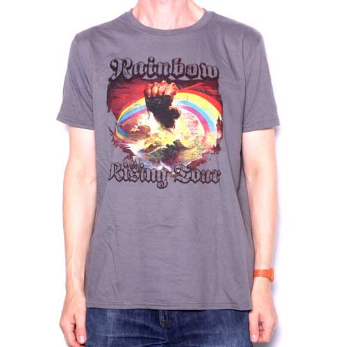 Rainbow T Shirt - Rising Tour 1976 Replica With Backprint