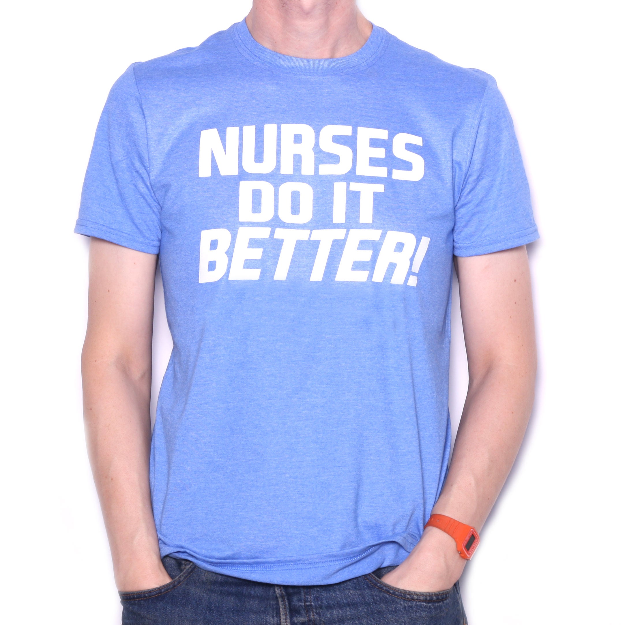 Nurses Do It Better T Shirt - Old Skool Hooligans Classic As Worn By Rock T Shirt