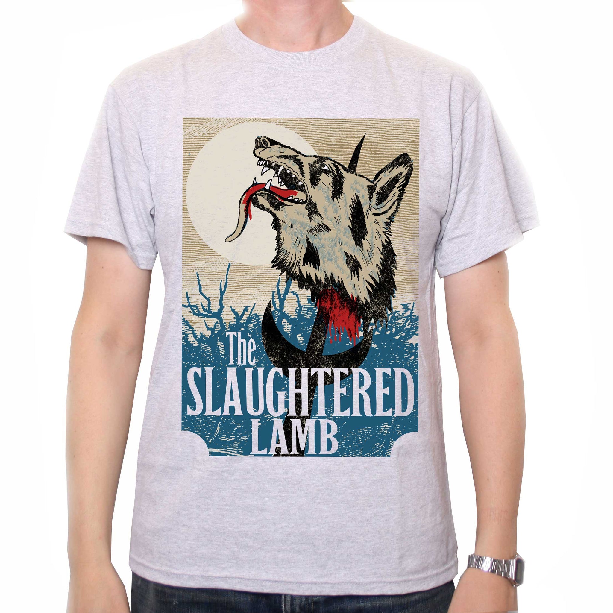 Inspired by American Werewolf In London T shirt Slaughtered Lamb Pub