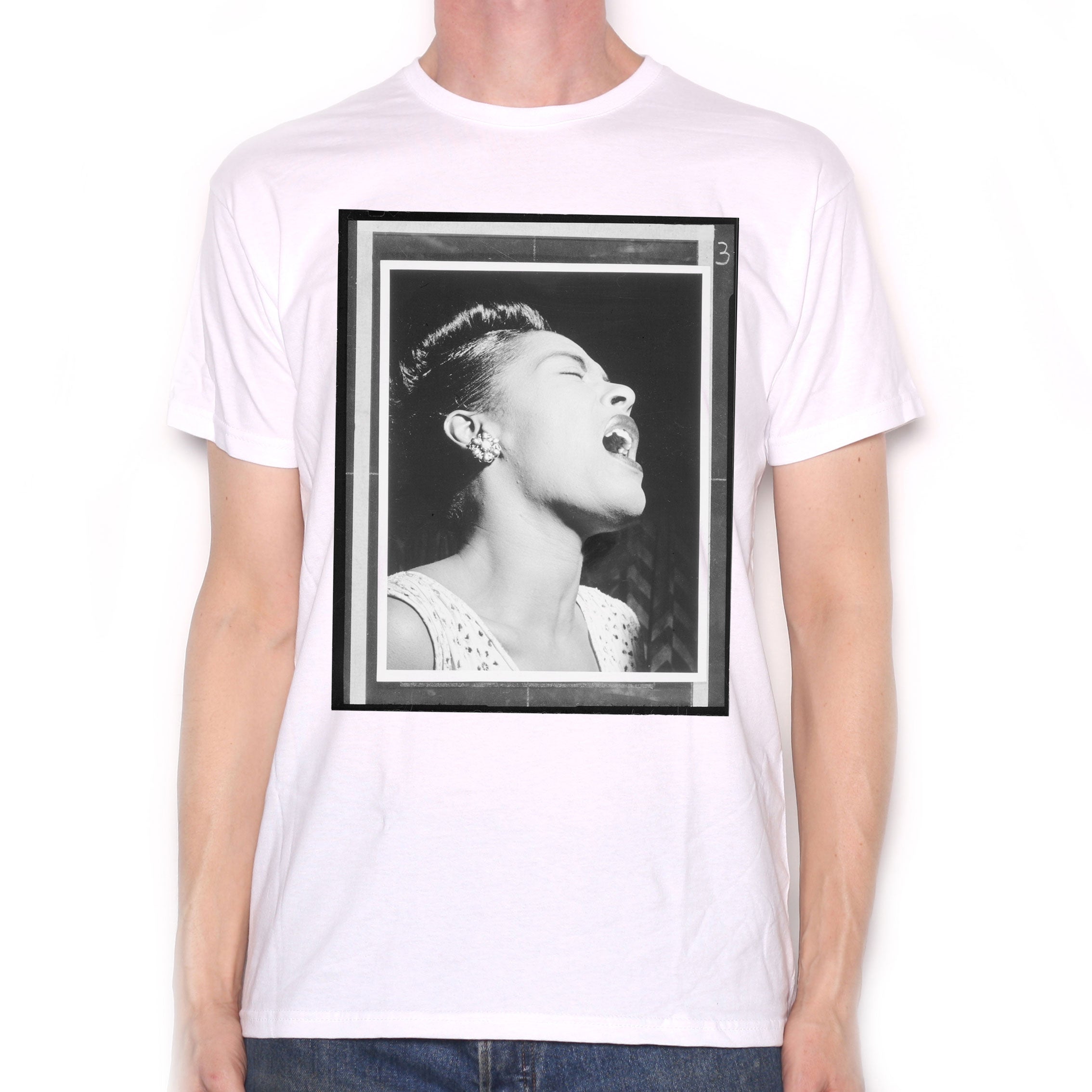 Billie Holiday T Shirt - Classic Gottleib Jazz Portrait