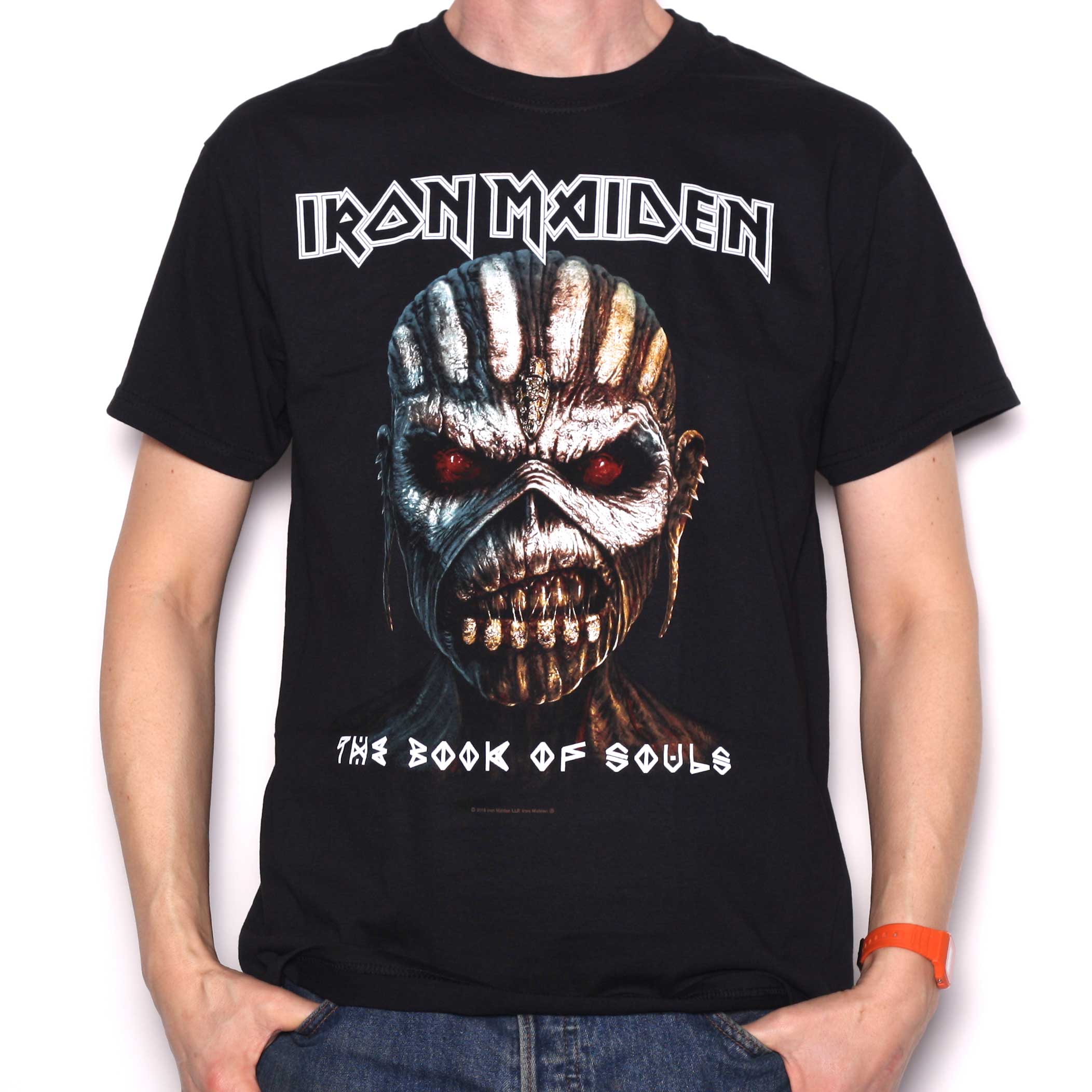 Iron Maiden T Shirt - Book Of Souls 100% Official