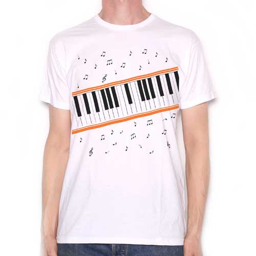 Beat It Video Piano Keyboard Notes T Shirt