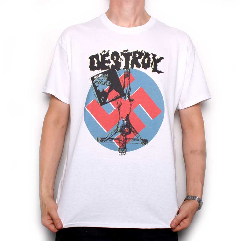 Classic Punk T Shirt - Destroy Design | Punk T Shirts at Old Skool ...