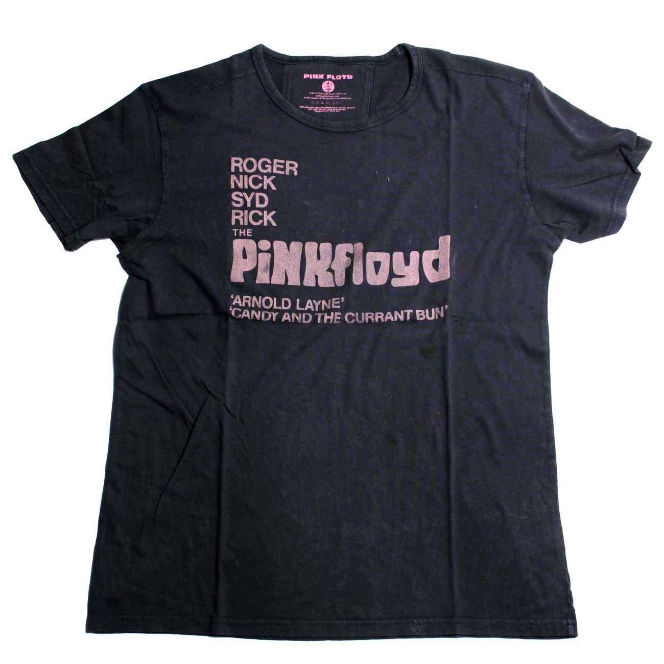 Pink Floyd T Shirt - Arnold Layne 60's Psychedelic Retro Design 100% Official