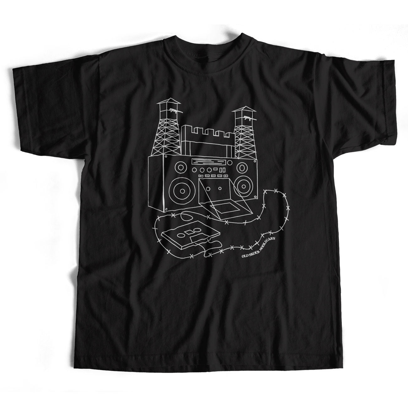 Fortress Boombox T Shirt An Old Skool Hooligans Original Design