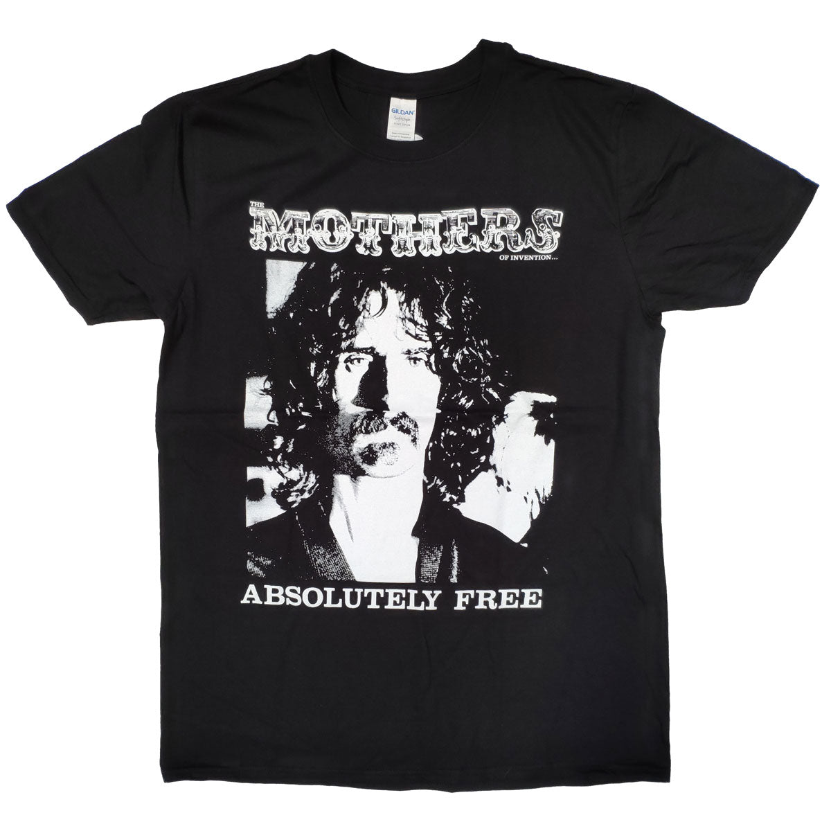 Frank Zappa T Shirt - Absolutely Free Black & White Cover 100% Official Mothers Of Invention