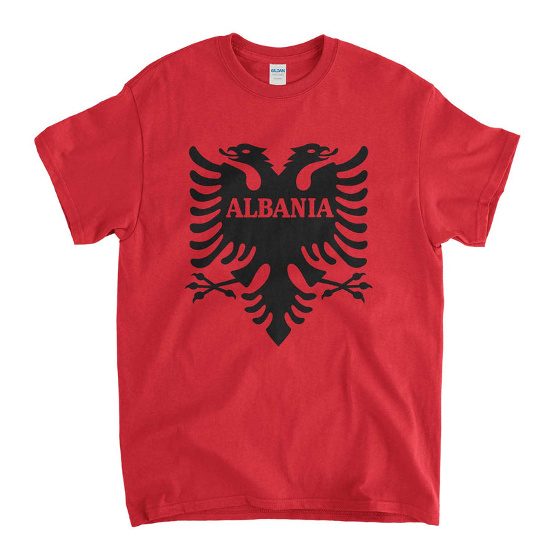 Albania T Shirt - Albanian Flag Logo Old Skool Hooligans