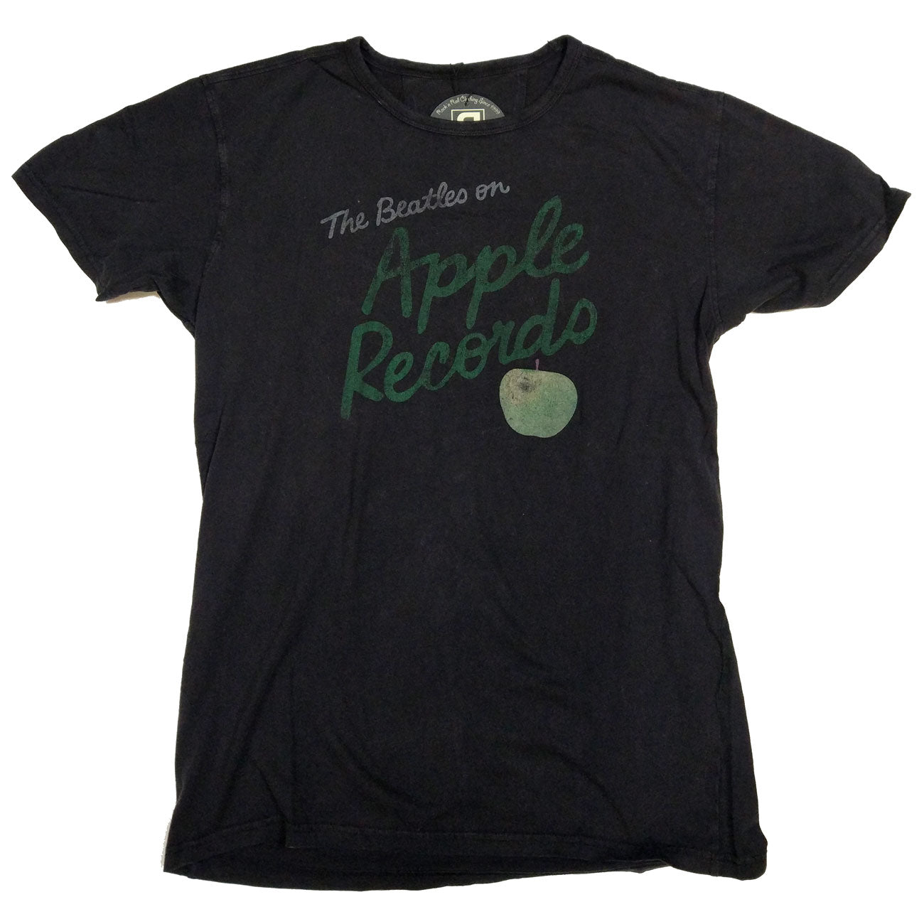 The Beatles T Shirt - Apple Records 100% Official Retro Distressed Print