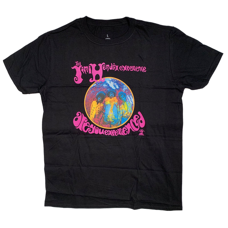 Jimi Hendrix T Shirt - Are You Experienced North American Cover Black Version 100% Official