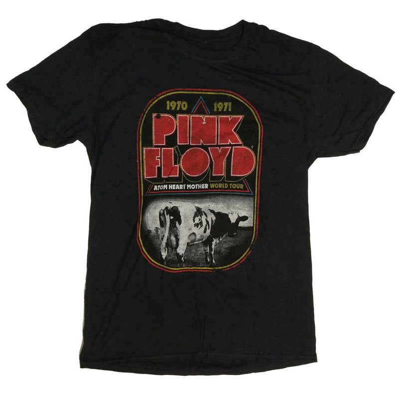 Pink Floyd T Shirt - Atom Heart Mother 1970-71 Tour Retro Style 100% O
