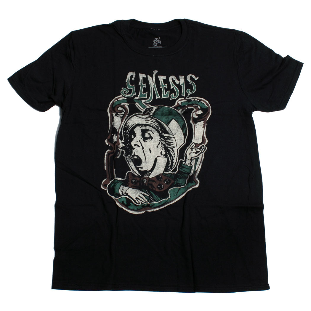 Genesis T Shirt - Charisma Hatter Black 100% Official Genesis Merchandise