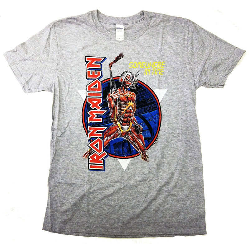 Iron Maiden T Shirt - Somewhere In Time 100% Official