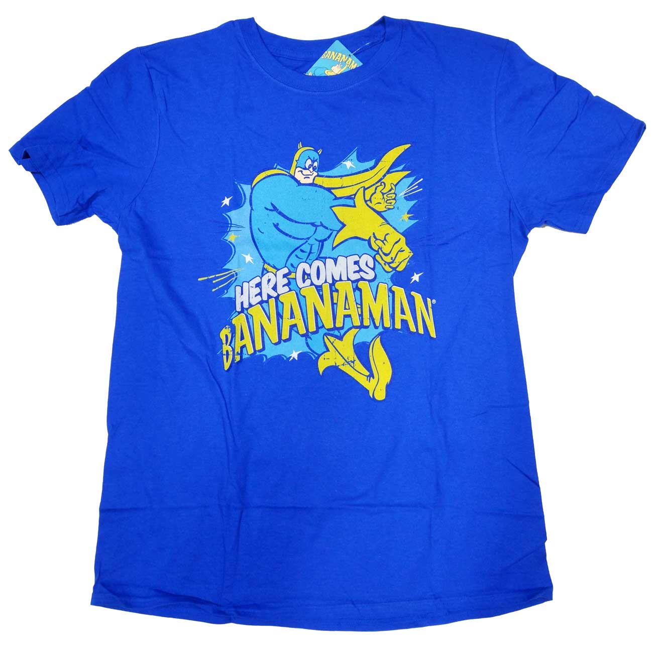 Bananaman T Shirt - Here Comes Bananaman 100% Official Classic Comic