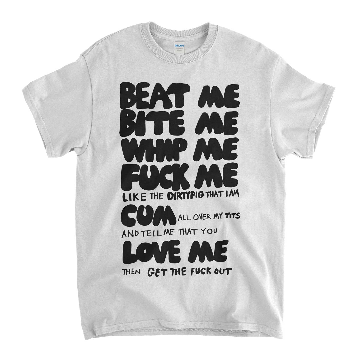 Classic Punk T Shirt - As Worn By Adam Ant - Beat Me Bite Me