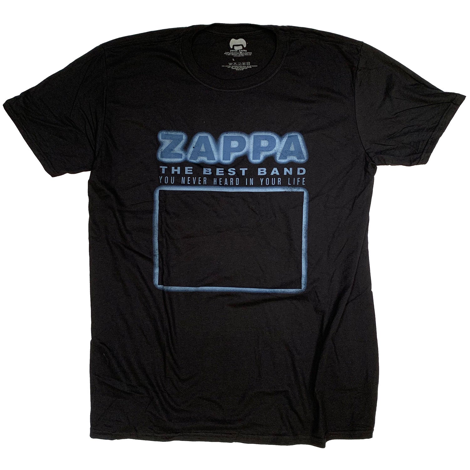 Frank Zappa T Shirt - The Best Band You've Never Heard In Your Life 100% Official