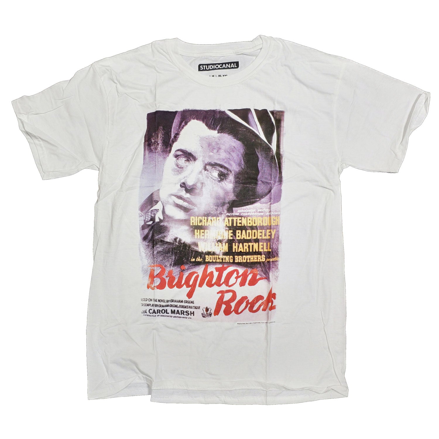 Brighton Rock T Shirt - Classic British Movie Poster 100% Official