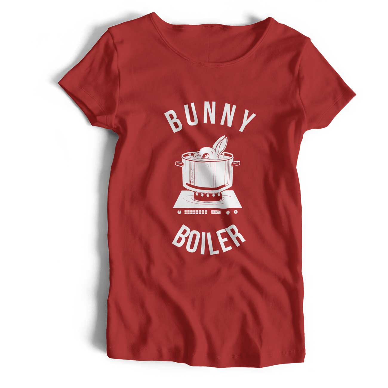 Inspired by Fatal Attraction T Shirt - Bunny Boiler! An Old Skool Hooligans Lady Fit Only Classic Movie Design
