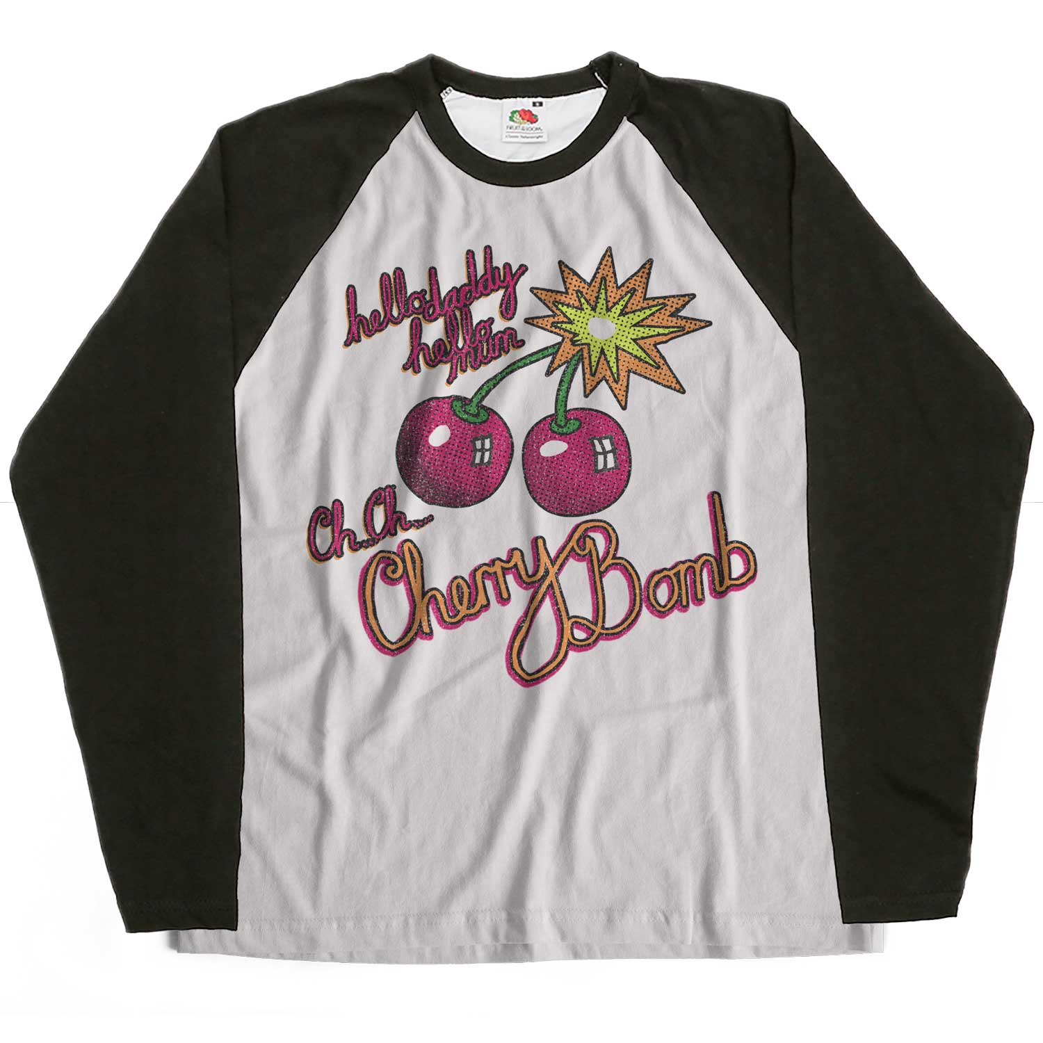 Old Skool Hooligans Inspired by The Runaways T Shirt - Cherry Bomb Retro Pop Classic