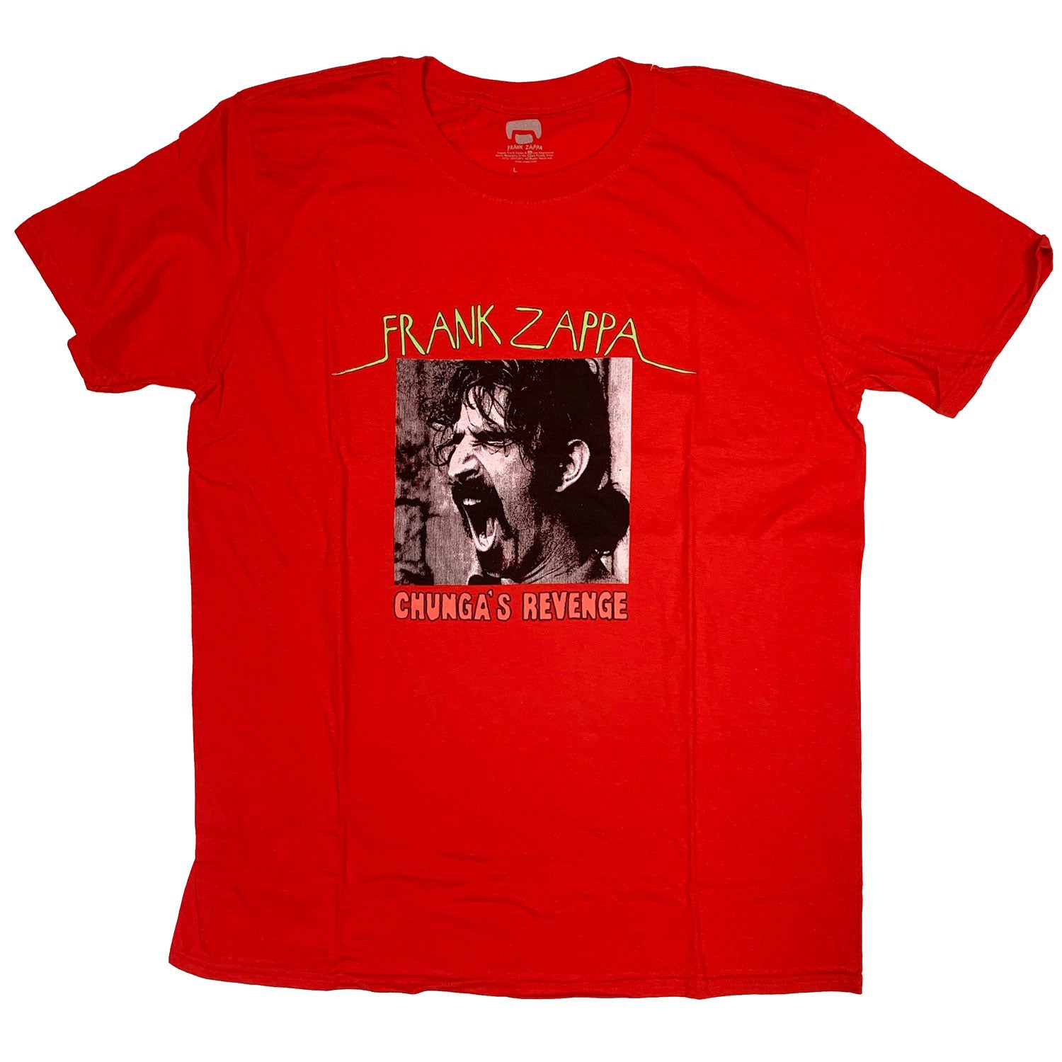 Frank Zappa T Shirt - Chungas Revenge 100% Official Red
