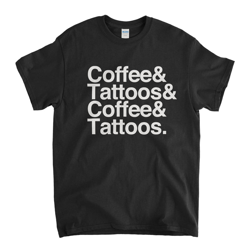 Coffee & Tattoos & Coffee & Tattoos T Shirt - Inspired by Bosch