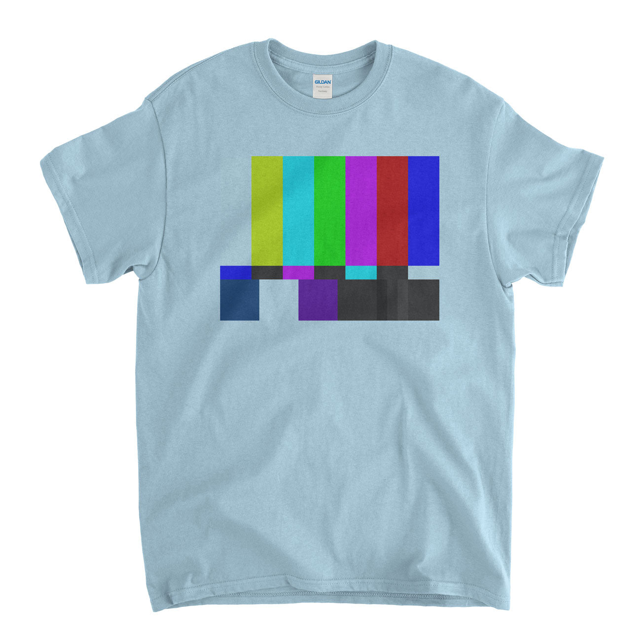 TV Colour Bars T shirt - An Old Skool Hooligans TV Classic As Worn In The Big Bang Theory