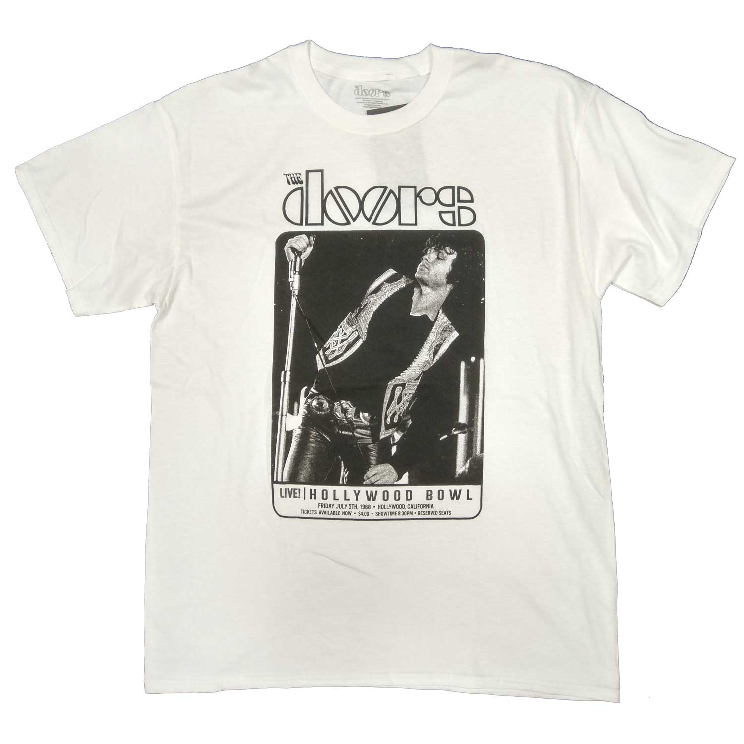 The Doors T Shirt - Hollywood Bowl Live Jim Morrison Poster 100% Offic