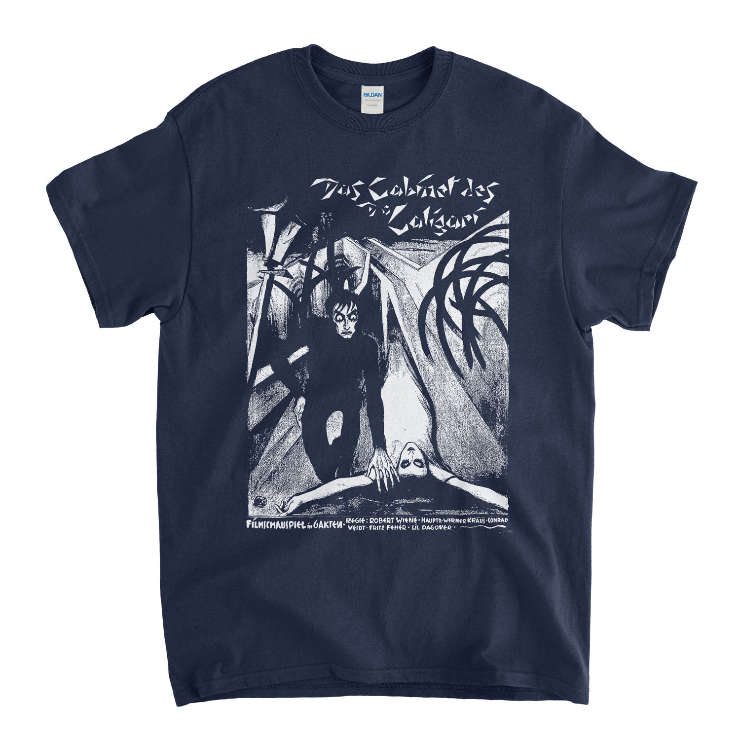 The Cabinet Of Dr Caligari T Shirt - Classic Silent Expressionist Horr