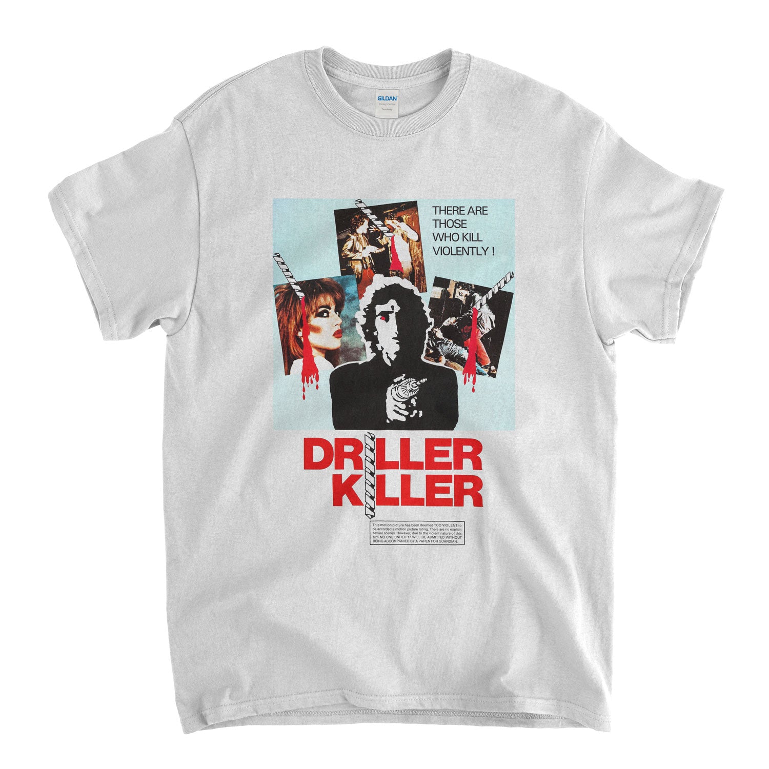 Driller Killer T Shirt - Classic Slasher Movie Poster Tee