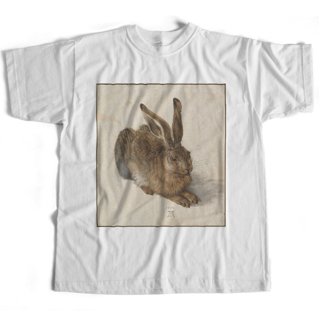Albrecht Durer T Shirt - Rabbit Print Classic Colour Fine Art Illustration