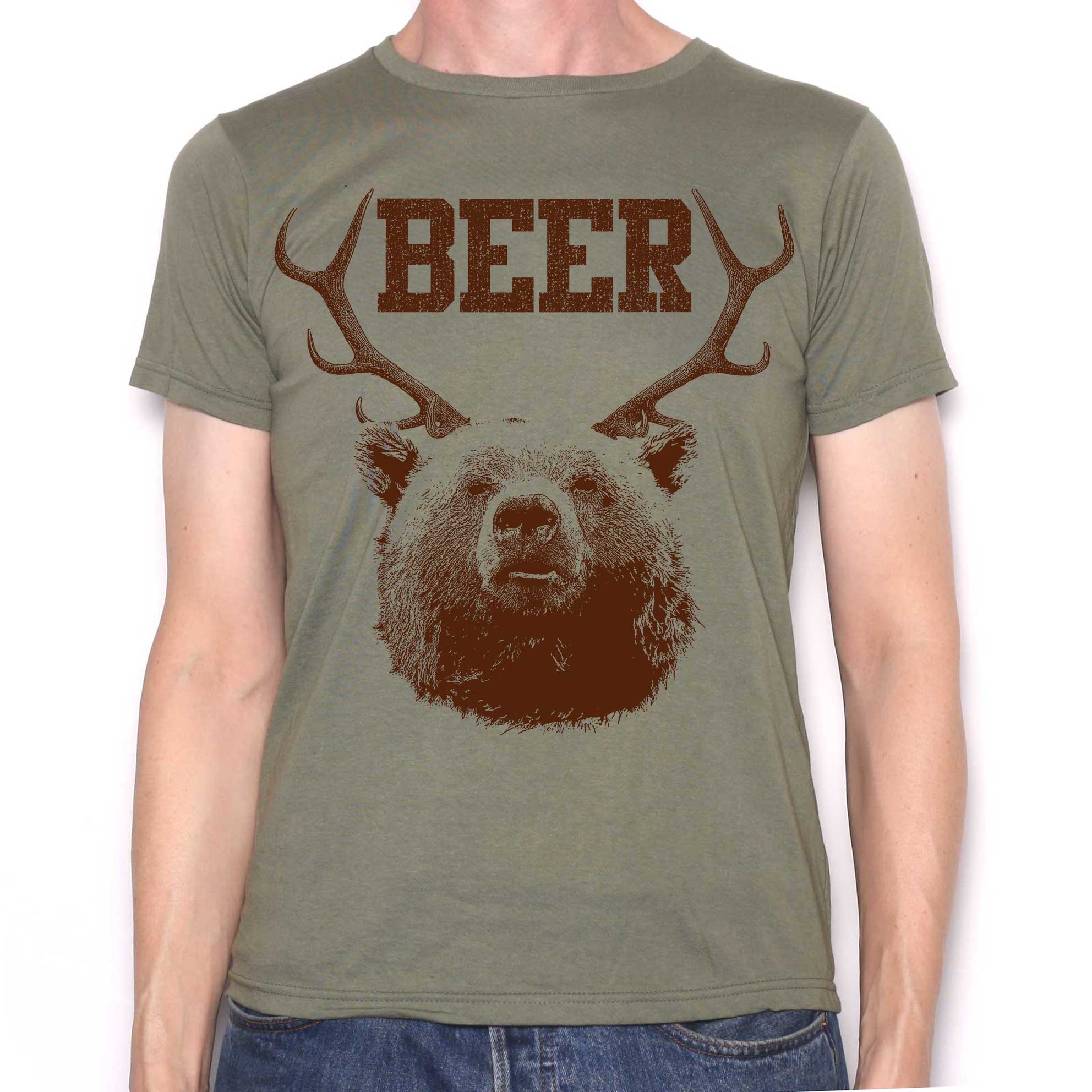 Beer bear deer sweatshirt sale