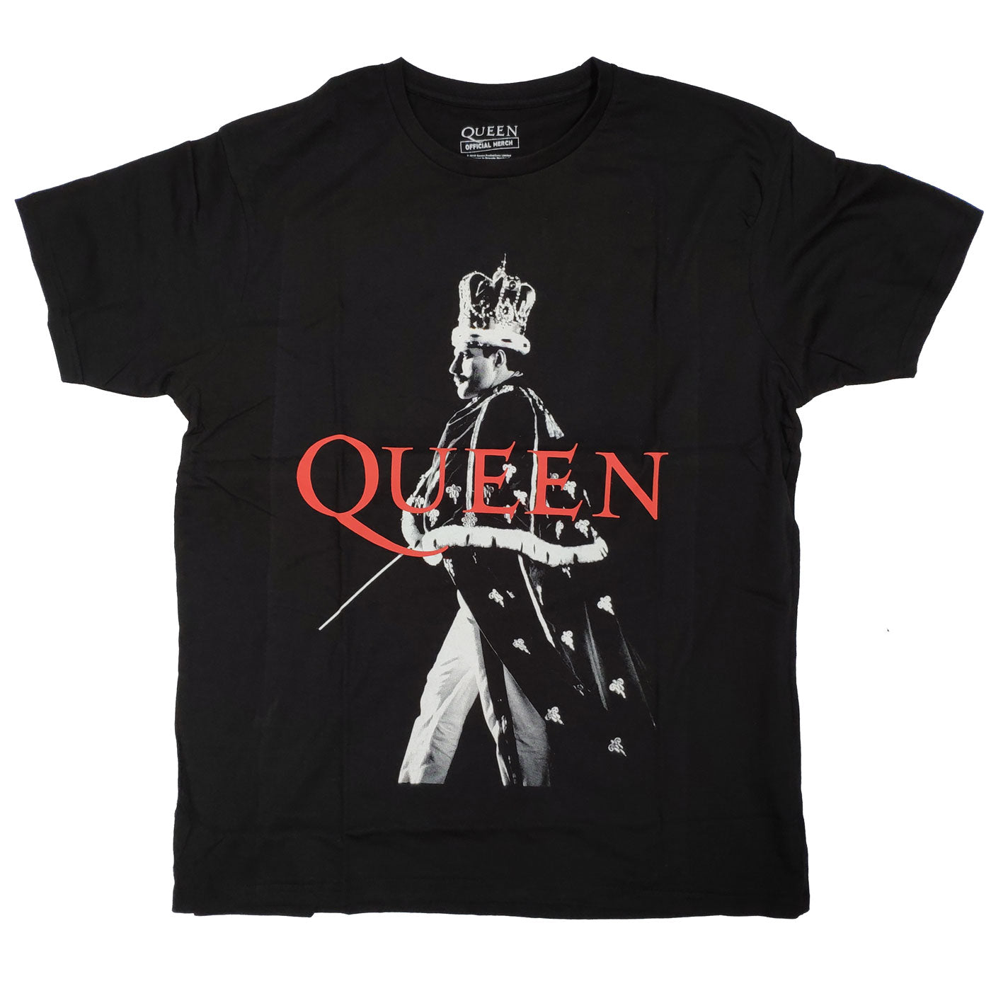 Queen T Shirt - Freddie Crown 100% Official
