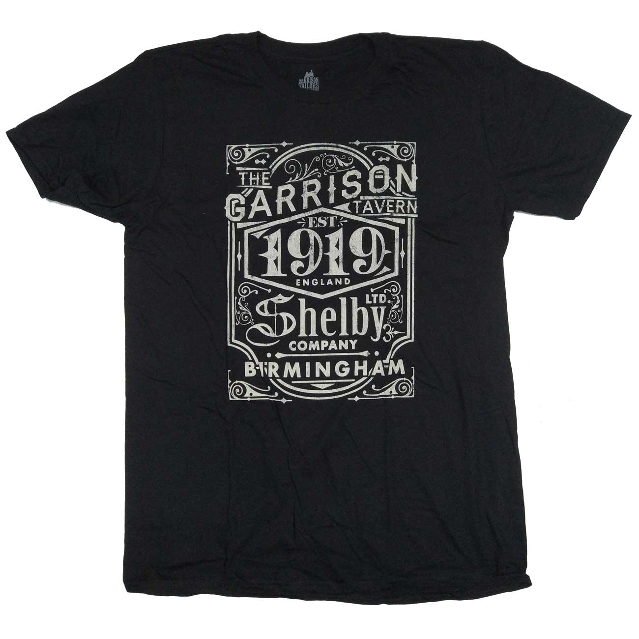 Peaky Blinders T Shirt - Garrison Pub Logo 100% Officially Licensed Merchandise