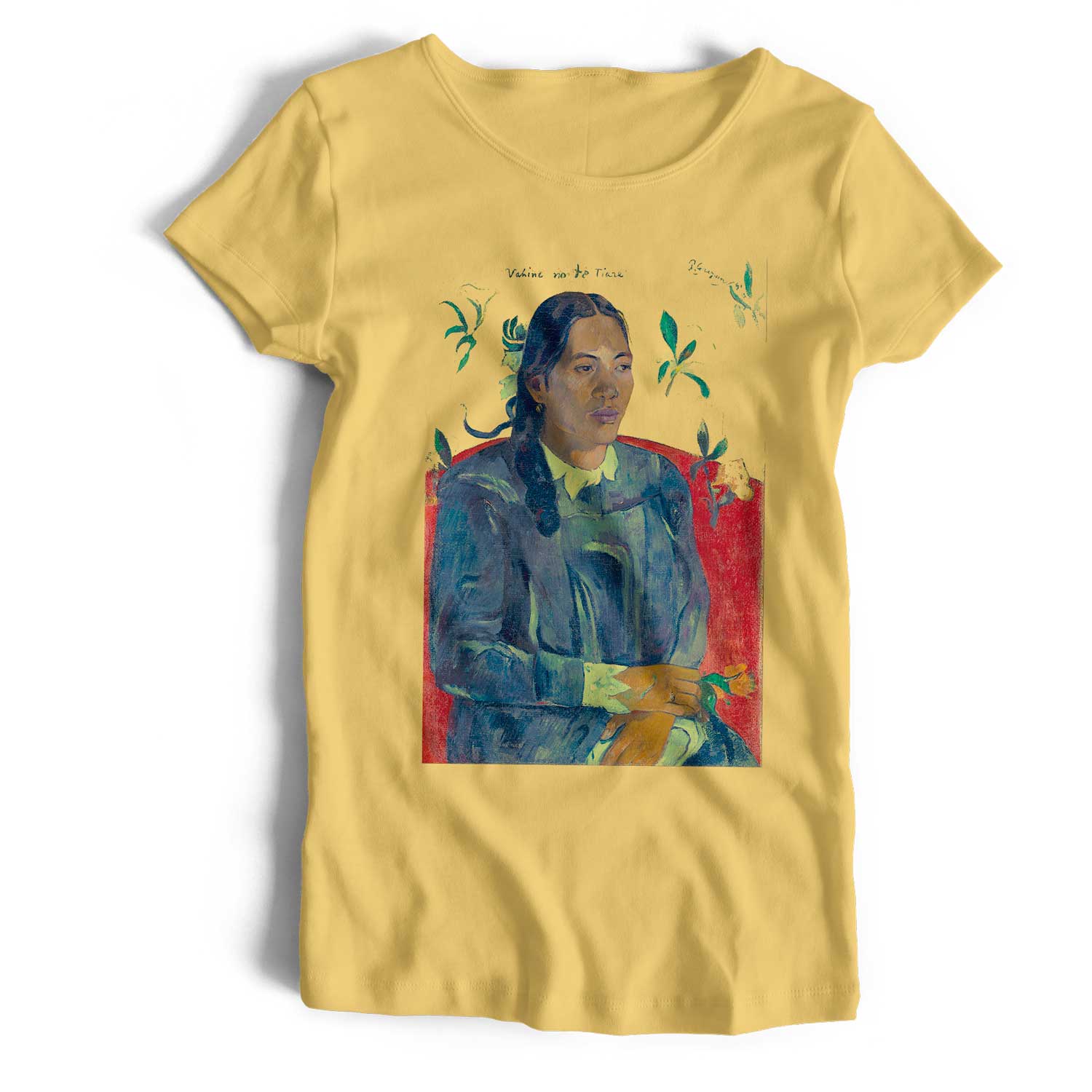Paul Gauguin T Shirt - Tahitian Woman With A Flower