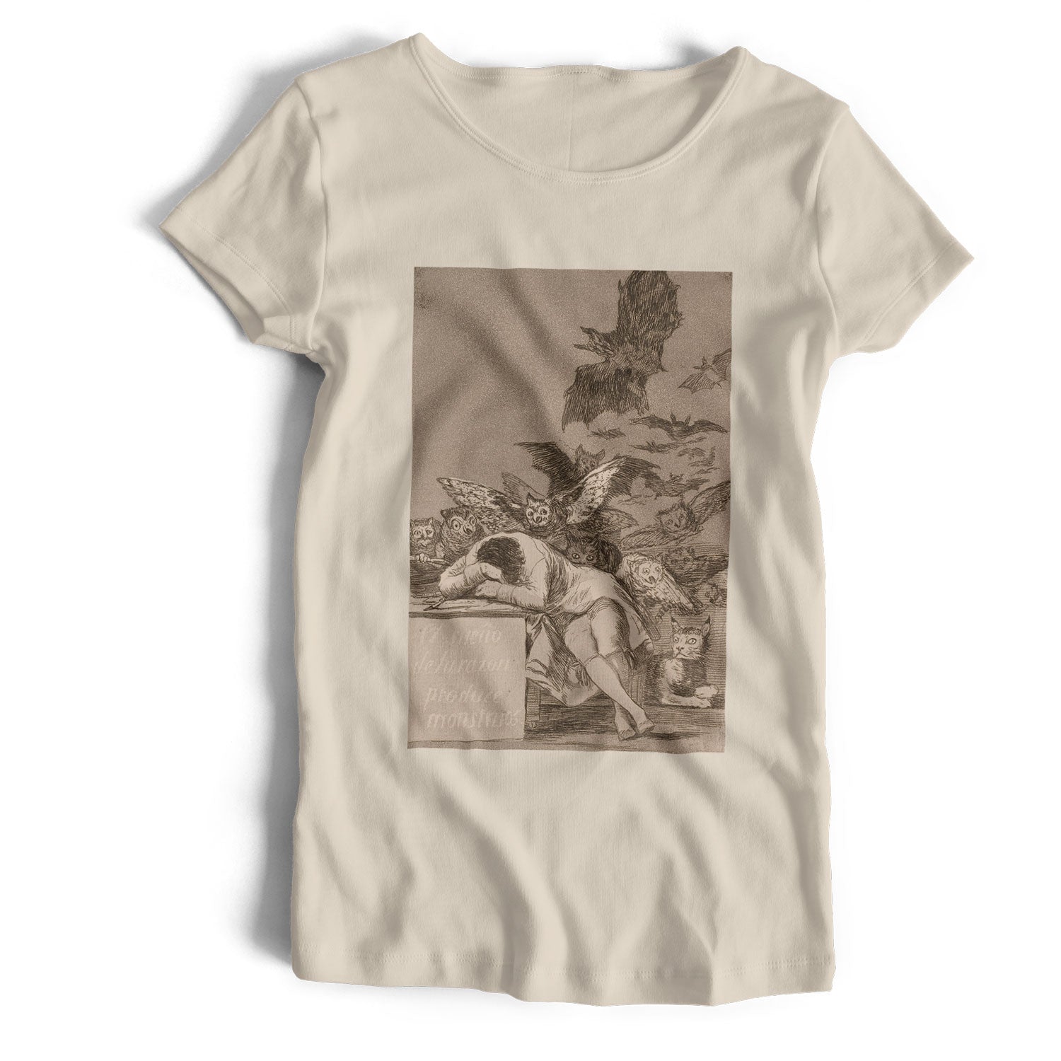 Goya T Shirt - The Sleep Of Reason Produces Monsters An Old Skool Hooligans Fine Art Tee