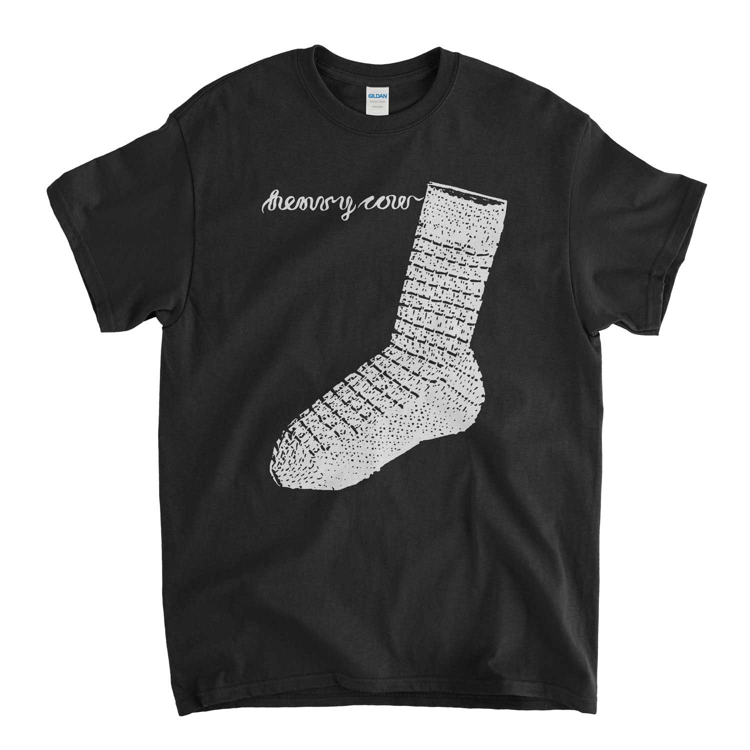 Henry Cow Sock T Shirt - Black