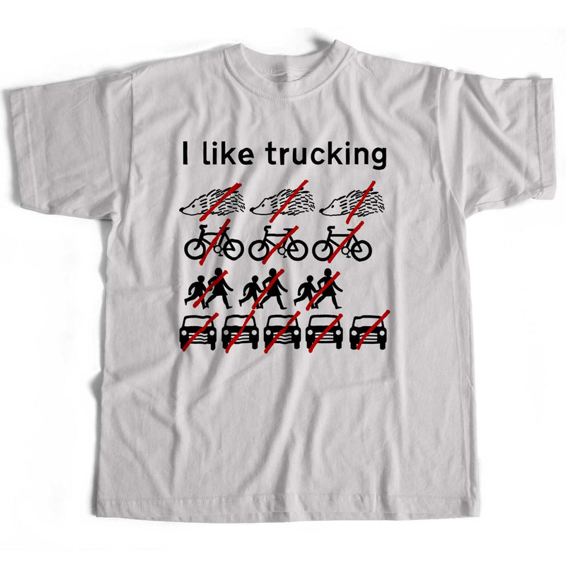 Inspired by Not The Nine O'Clock News T shirt - I Like Trucking Hedghogs