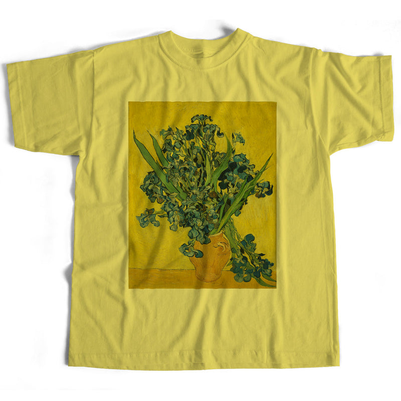 Vincent Van Gogh T Shirt - Irises Full Colour Print