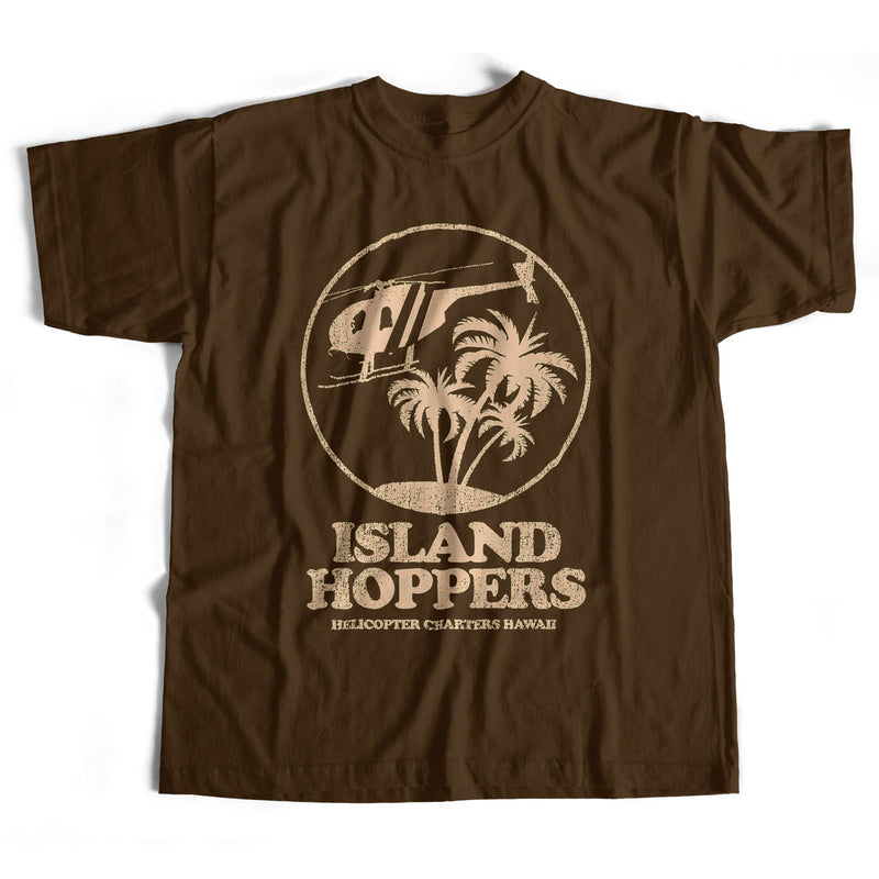 Inspired by Magnum PI T shirt - Island Hoppers An Old Skool Hooligans Retro TV Classic