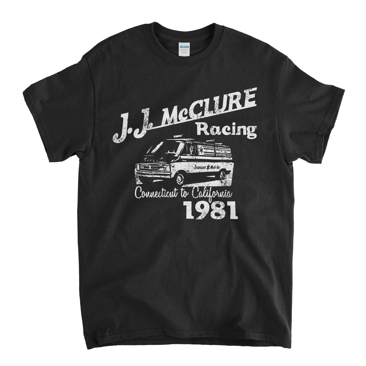 Inspired by The Cannonball Run T Shirt - J.J. McClure Racing