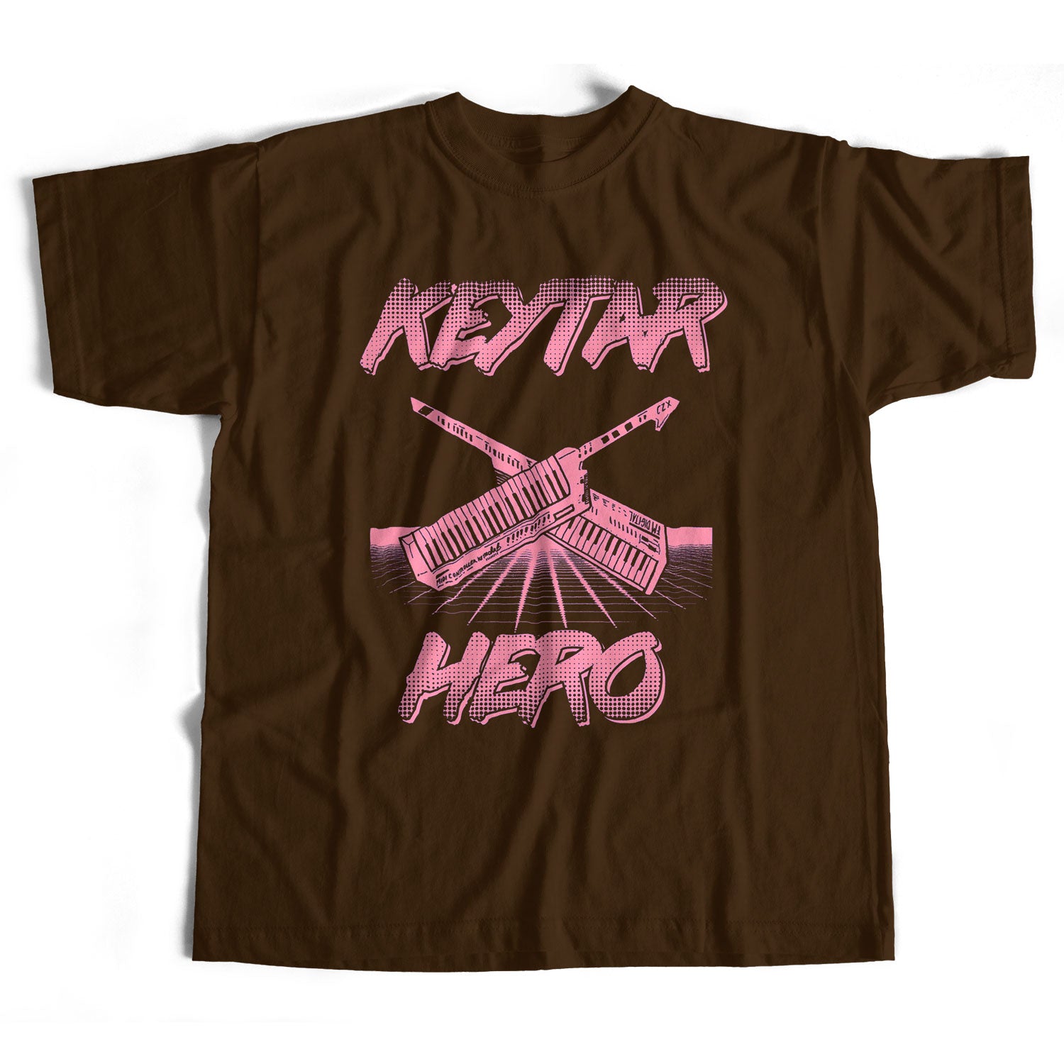 Old Skool Hooligans Keytar Hero T Shirt - An 80's Synth Classic