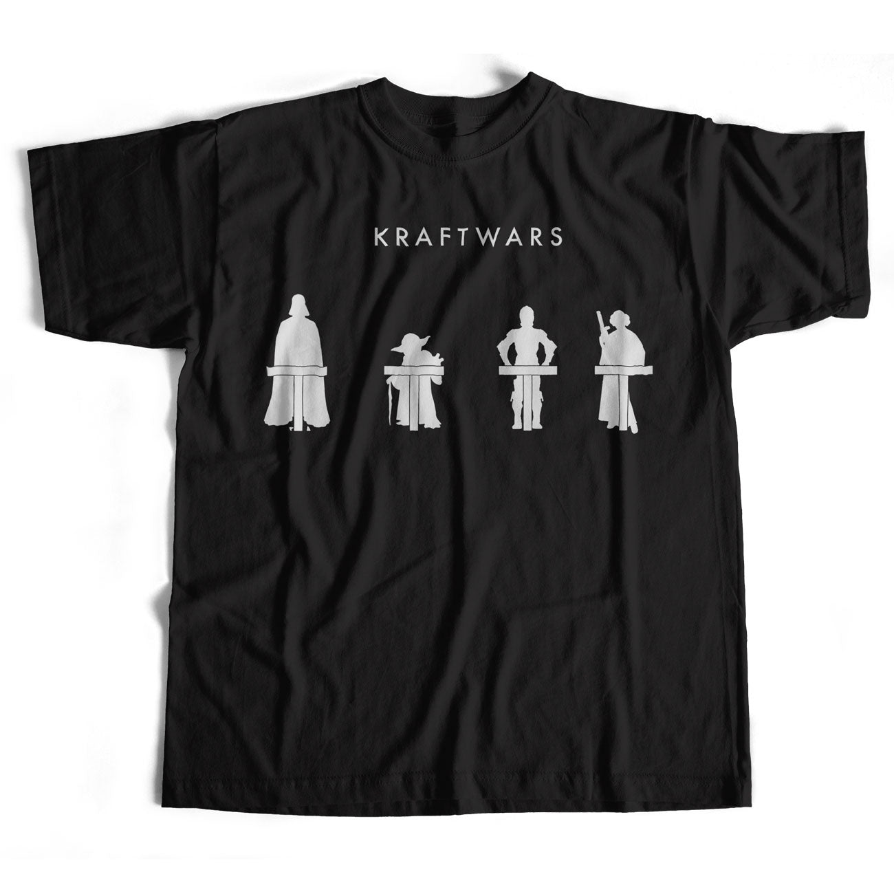 Kraftwars T Shirt - An Old Skool Hooligans Sci-Fi Krautrock Synth Mashup