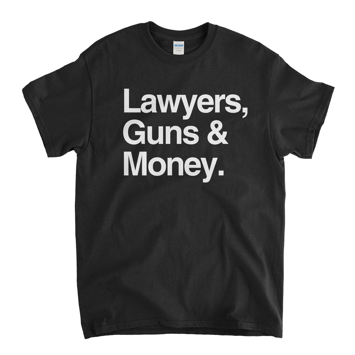 Inspired by Warren Zevon T Shirt - Lawyers, Gun & Money