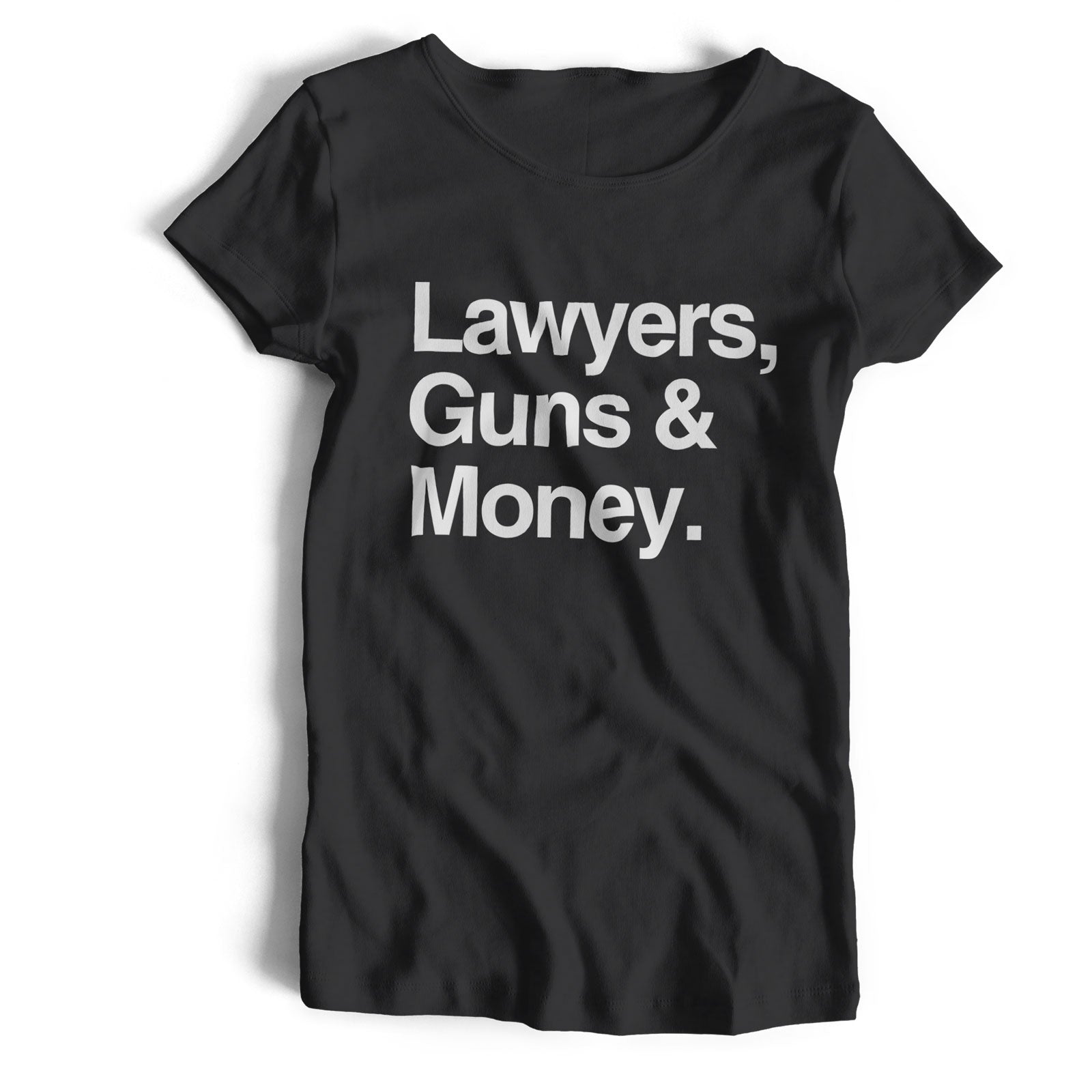 Inspired by Warren Zevon T Shirt - Lawyers, Gun & Money