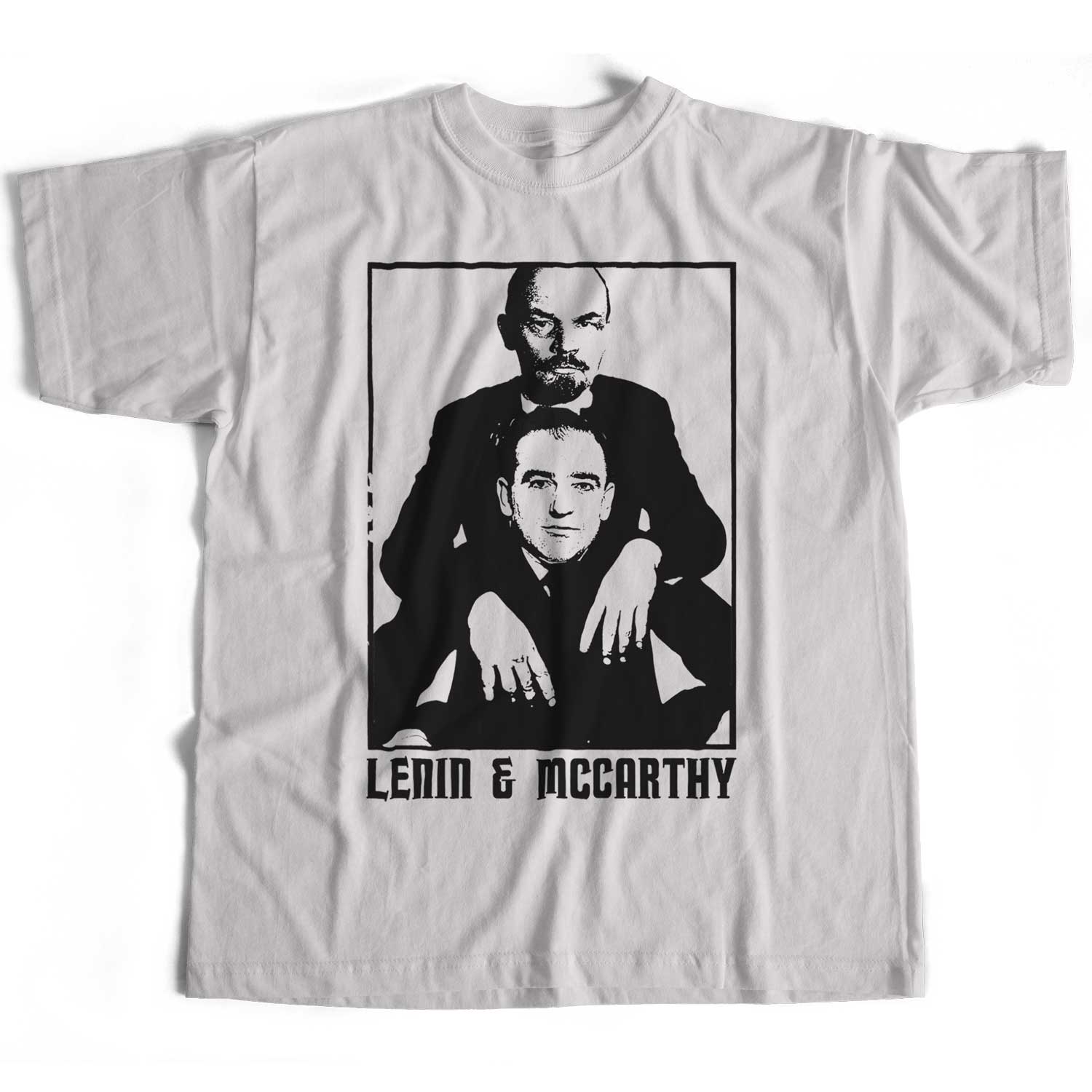Old Skool Hooligans Lenin & McCarthy T Shirt - A 60's Pop Communism Mashup