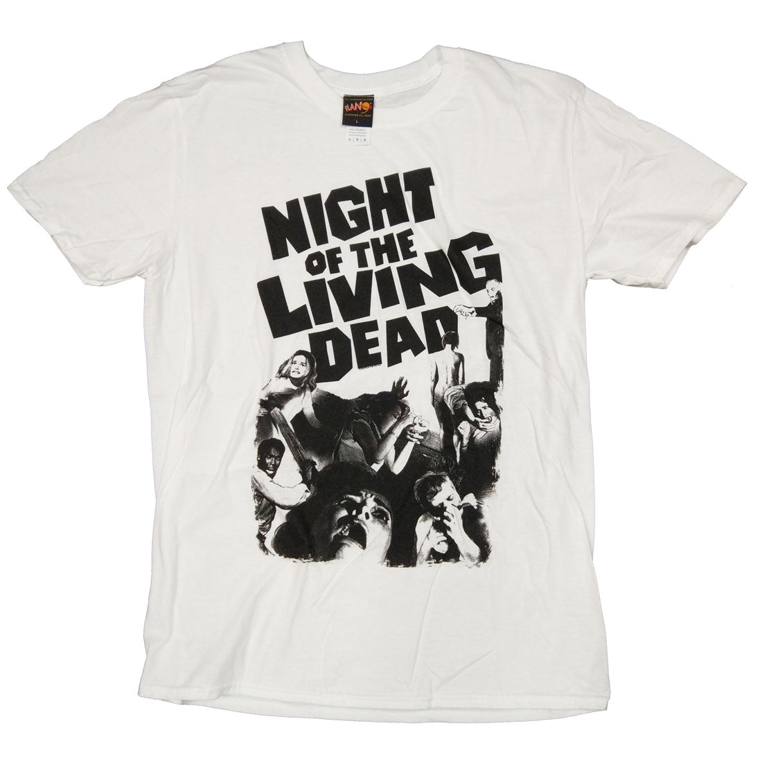 Night Of The Living Dead T Shirt - 100% Official Classic Poster Design White