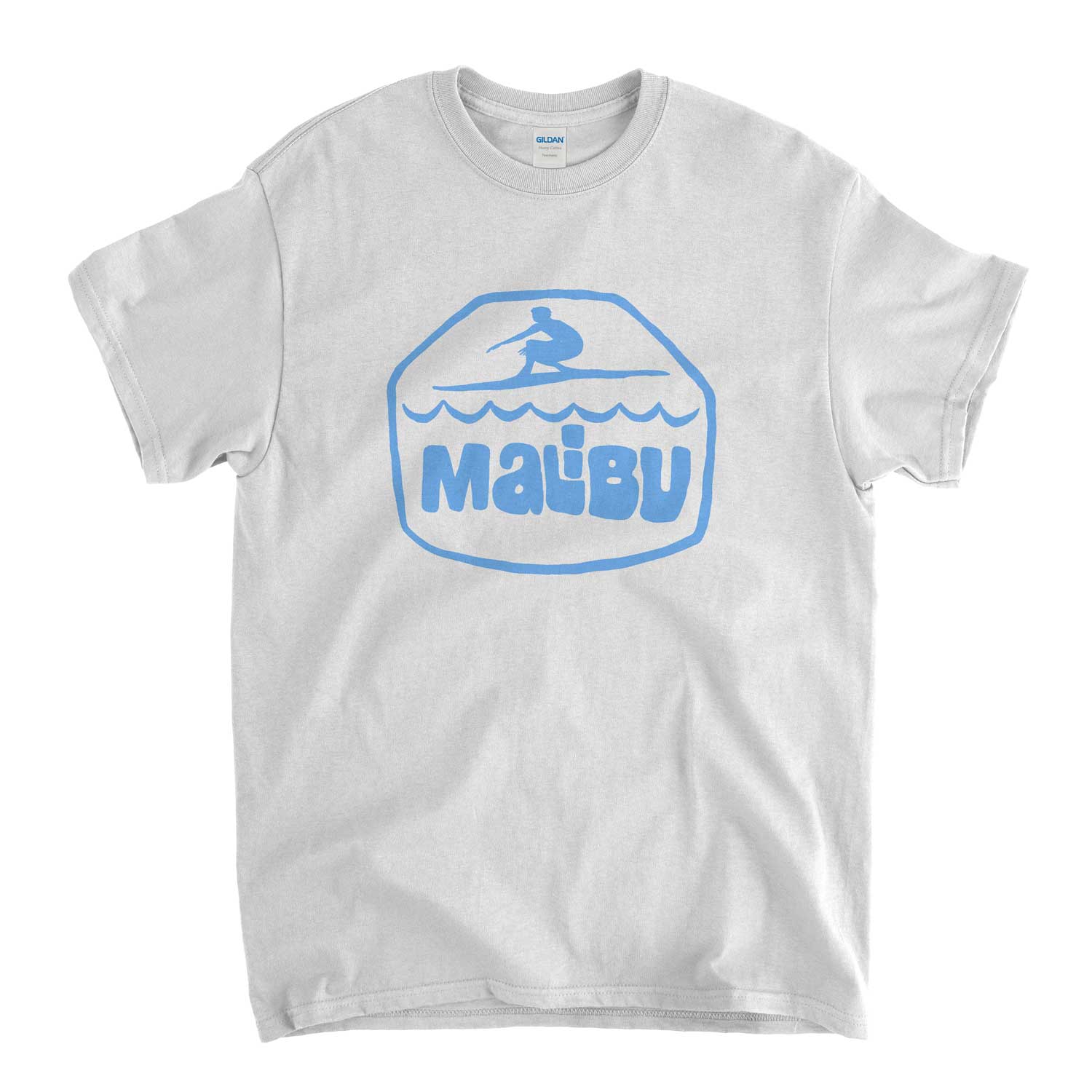 Malibu T Shirt - Surfing Classic As Worn By Carl Wilson