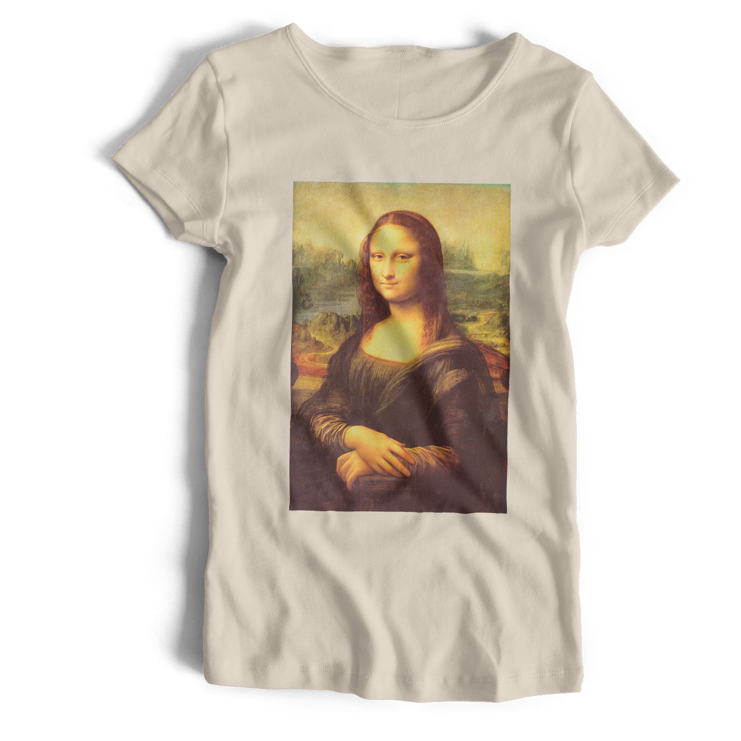 Leonardo da Vinci T Shirt - Mona Lisa An Old Skool Hooligans Classic Art  Print