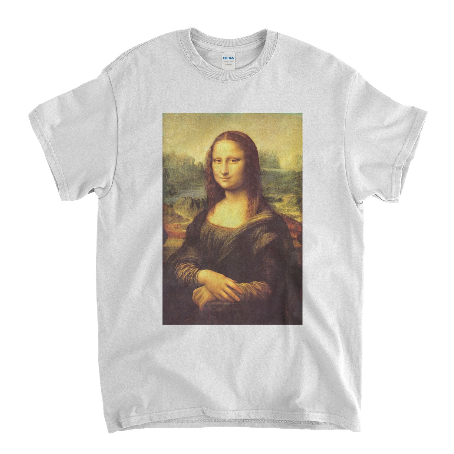 Leonardo da Vinci T Shirt - Mona Lisa An Old Skool Hooligans Classic Art Print