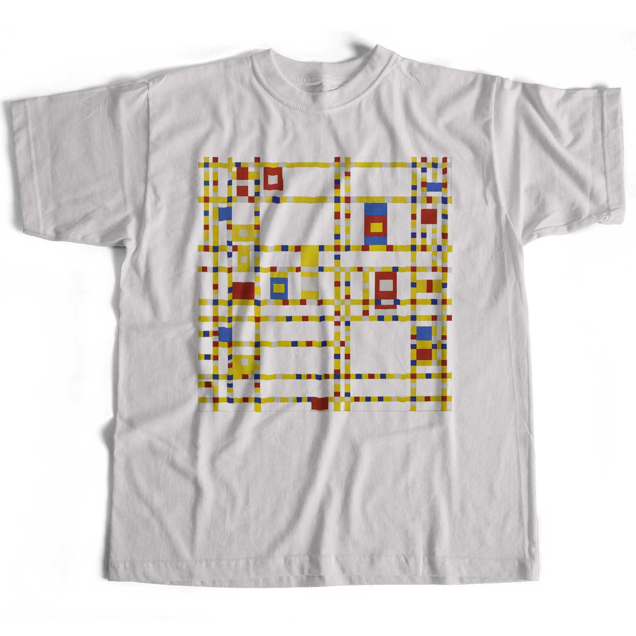 Mondrian T Shirt - Broadway Boogie Woogie An Old Skool Hooligans Modern Art Classic
